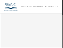 Tablet Screenshot of legacy-live.com